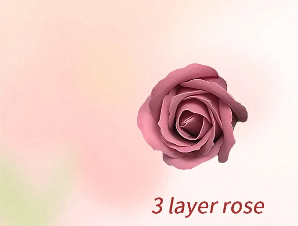3 layer rose